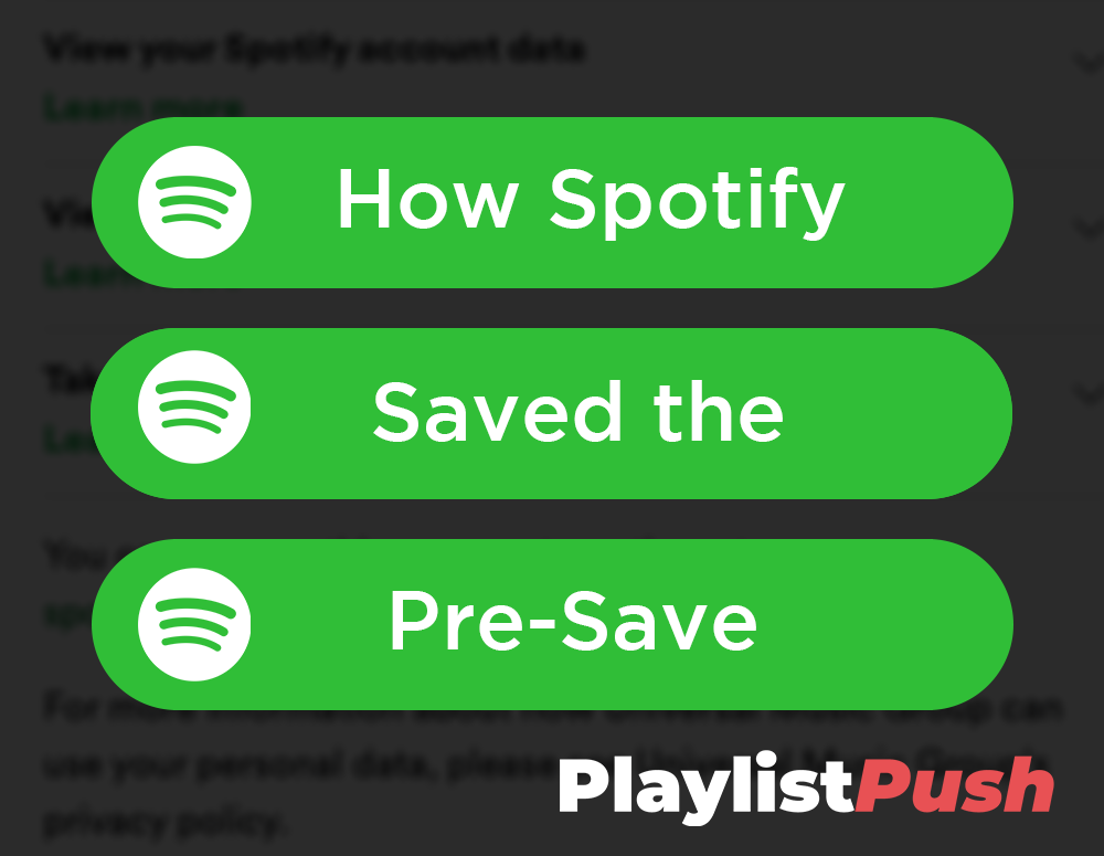 Spotify プリセーブの保存方法