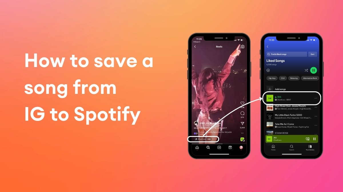 インスタグラムから曲を保存する方法Spotify