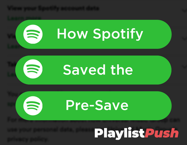 Spotify プリセーブの保存方法