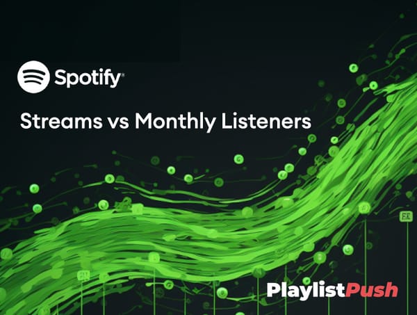 Spotify ストリーム対月間リスナー：比較分析
