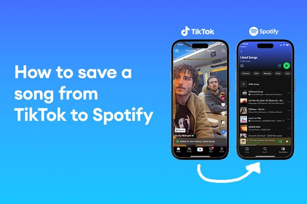 TikTok から曲を保存する方法Spotify